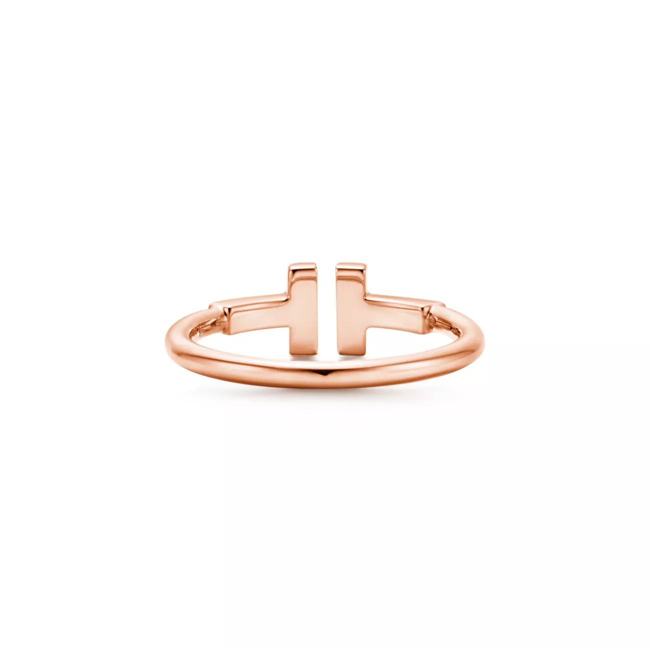 Tiffany T Wire Ring Rose Gold