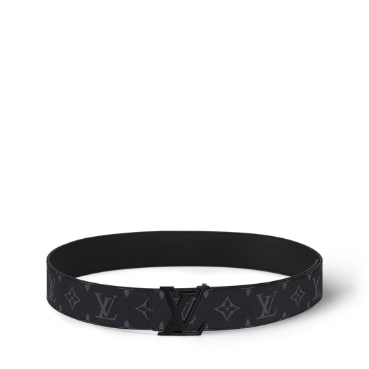 LV Initiales 40mm Matte Black Belt
