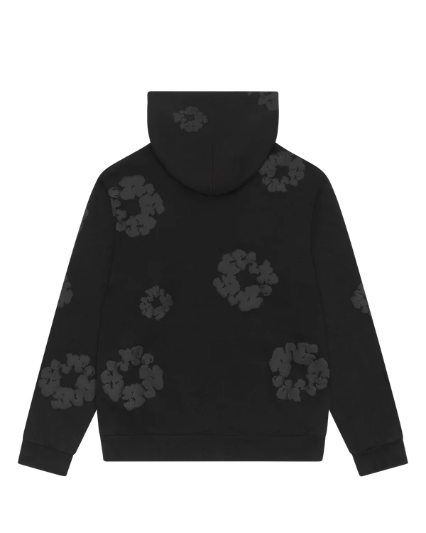 Denim Tears Mono Cotton Wreath Hoodie Black