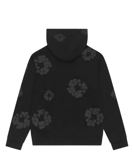 Denim Tears Mono Cotton Wreath Hoodie Black