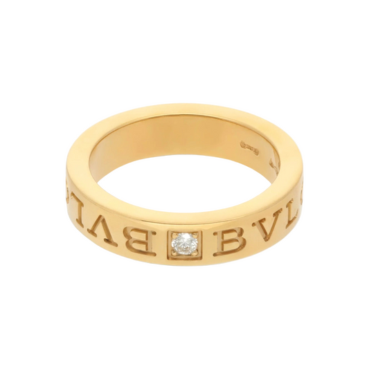 Bulgari B.Zero1 18K Yellow Gold Diamond Ring
