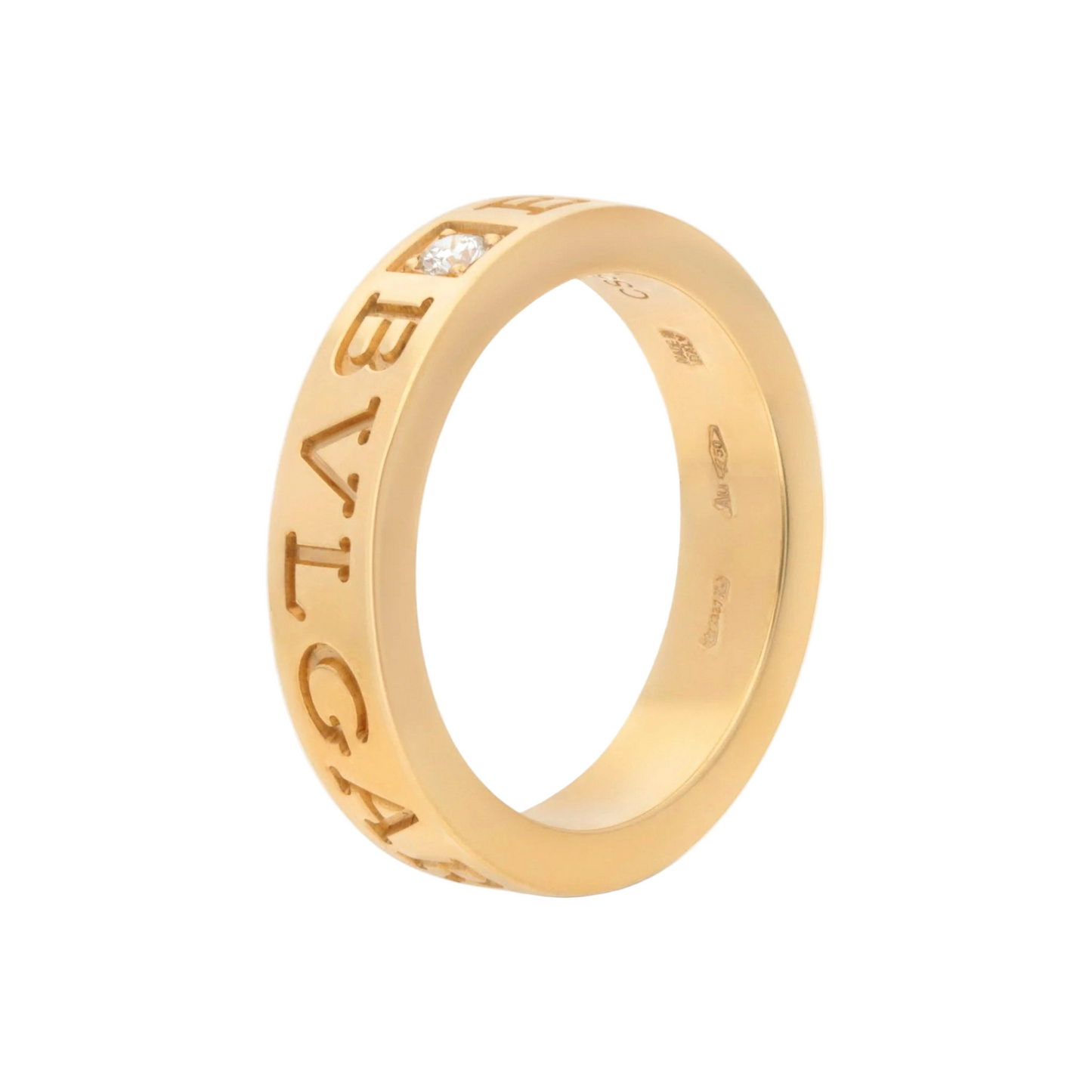 Bulgari B.Zero1 18K Yellow Gold Diamond Ring