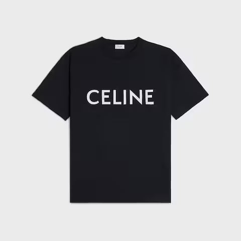 Celine Loose Logo Print T-Shirt