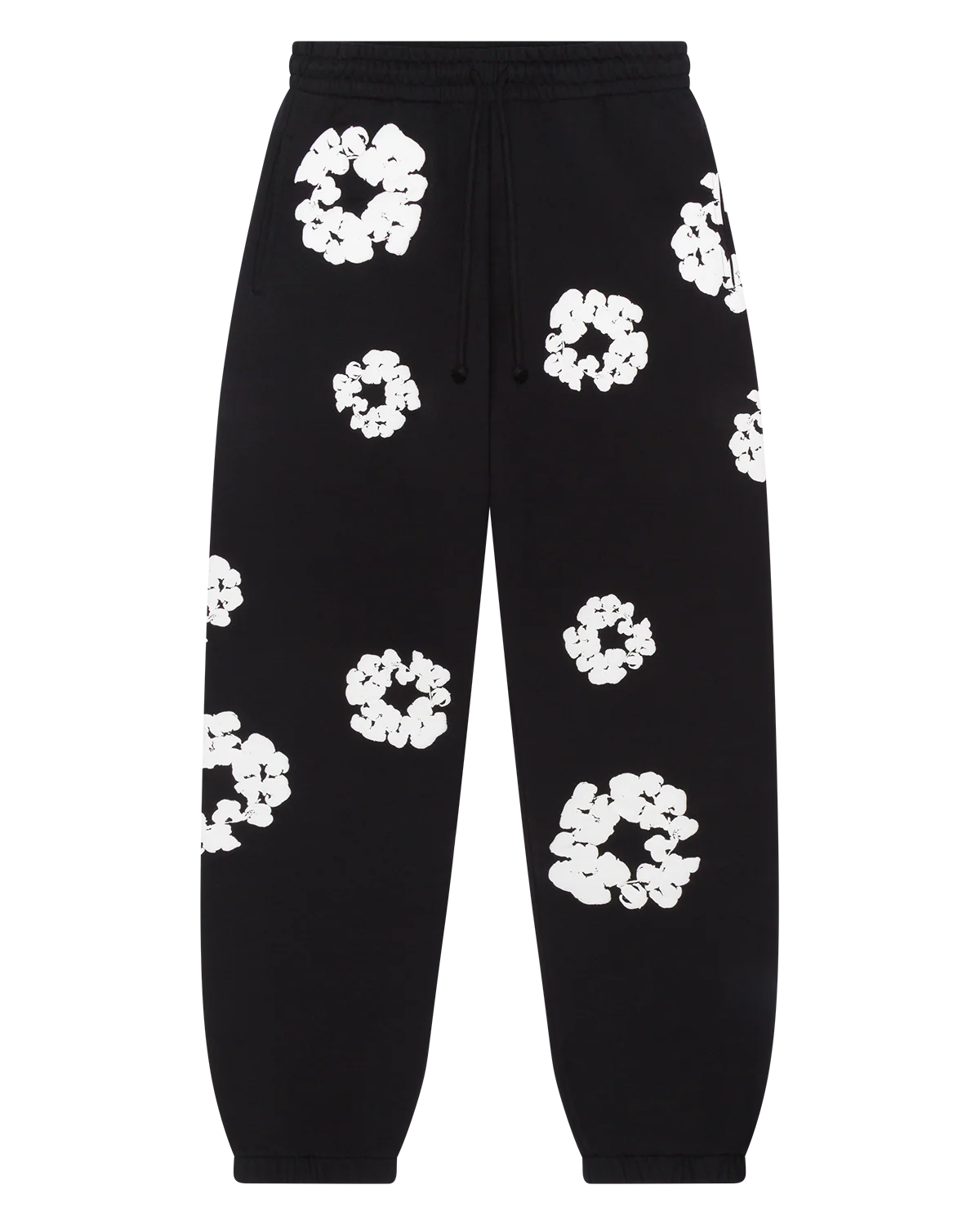 Denim Tears Cotton Wreath Sweatpants Black & White