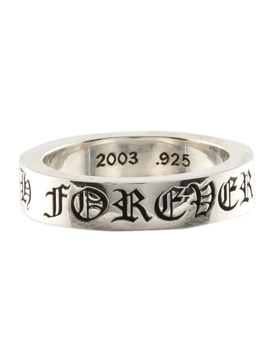 Chrome Hearts "Forever" Ring Sterling Silver