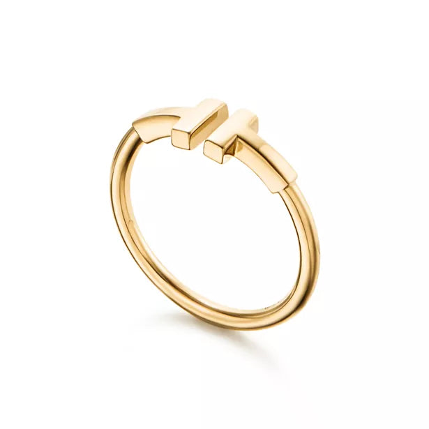 Tiffany T Wire Ring Gold
