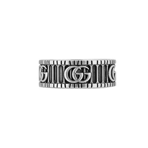 Gucci Double G Silver ring