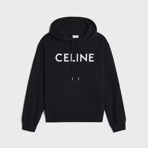 Celine Loose Hoodie Cotton Fleece