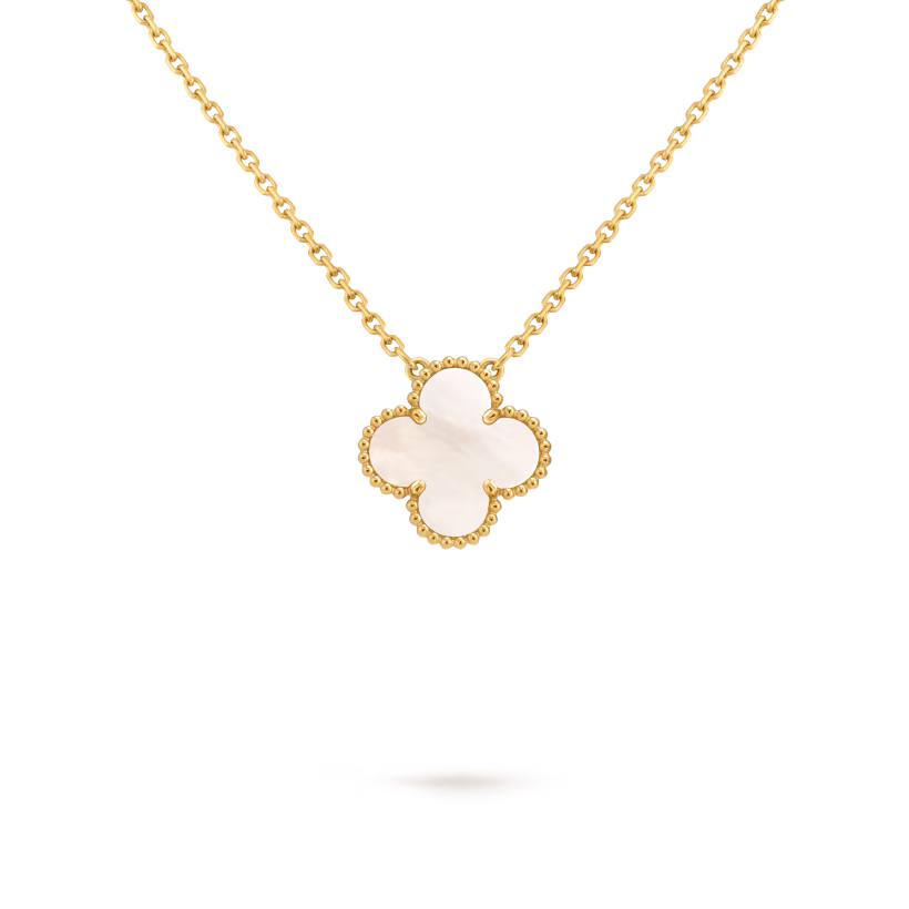 Van Cleef Vintage Alhambra pendant 18K yellow gold